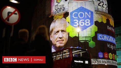 Boris Johnson Oo Oo Ku Guuleystay Doorashadii Britain Bbc News Somali