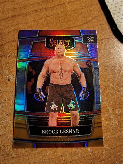 Brock Lesnar Purple And Orange Select Concourse Silver Ebay