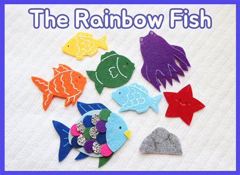 Rainbow Fish Felt Story The Rainbow Fish Story Flannel Board Set