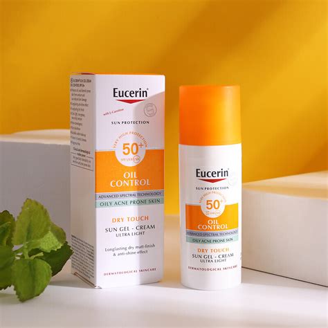 Eucerin Oil Control Dry touch Sun Gel Cream SPF 50 ขนาด 50ml Lazada