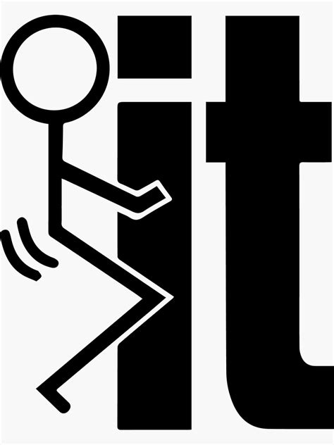 Fuck It Sticker For Sale By Noturaverage Oh Redbubble