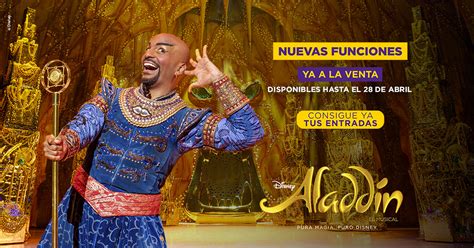 Consigue ya las mejores entradas Aladdín el musical