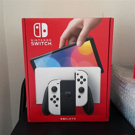 【モデル】 Nintendo Switch ホワイト 本体 有機el スイッチ 新品未開封 はとさせて