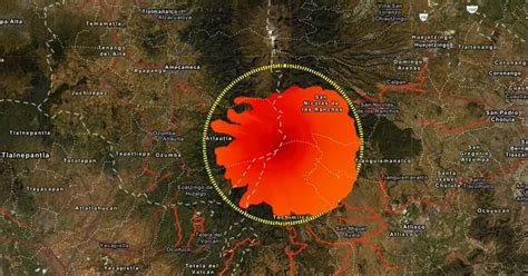 🗺 El Mapa De Peligros Del Volcán Popocatépetl