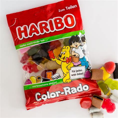 Haribo Color Rado Licorice Gummi Candy Assortment