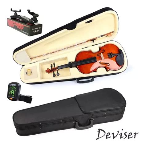 Kit Violino Deviser C Estojo Arco Breu Completo