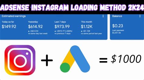 AdSense Loading Method Using Instagram AdSense Instagram Arbitrage