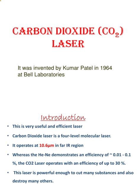 Co2 Laser Its Applications | PDF | Laser | Carbon Dioxide