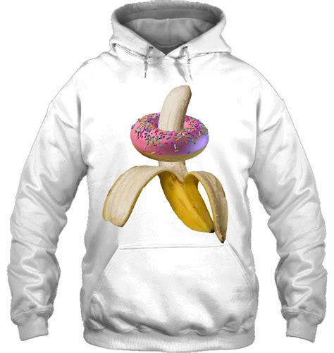 Funny Adult Sexual Innuendo Humor Tshirt Banana Doughnut T Shirt Teeherivar