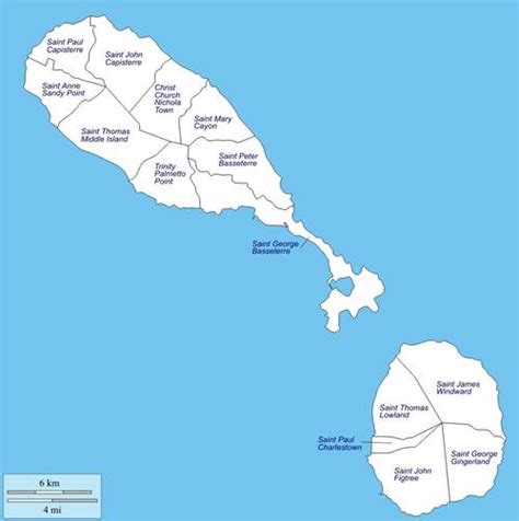 Información turística de San Cristóbal y Nieves Viaje a América