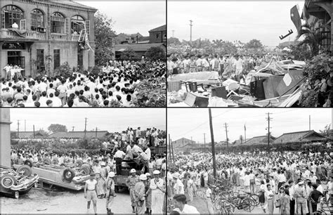 張哲生 62年前的今天，1957年5月24日，位於臺北市北門附近的美國大使館遭數千名群眾包圍，並被多人衝入搗毀。美