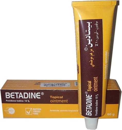 Betadine Povidone Iodine Topical Ointment 60 Grams Buy Online At Best