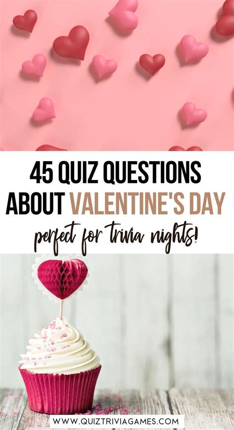 Valentines Day Trivia Valentine Theme Valentines Day Activities