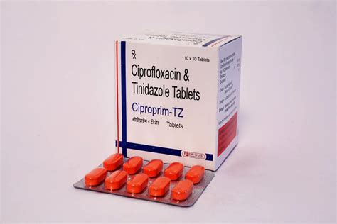 Ciprofloxacin 500mg Tinidazole 600mg Tablet At Rs 800 Box