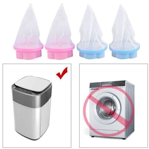 Sing Pcs Flottant Lessive Lint Pet Hair Remover Filter Mesh Bag Pour