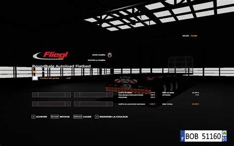 Fliegl Flatbed Round Autoload V1 4 FS19 Mod FS25 Mods FS22 Mods