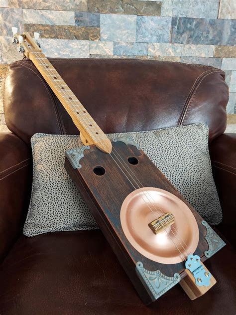 Resonator Cigar Box Guitar Premium Build Etsy