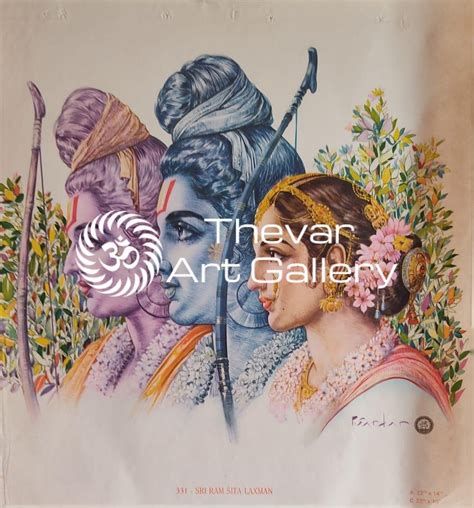 Sita Ram | Laxmanan | Ramayana - Thevar Art Gallery