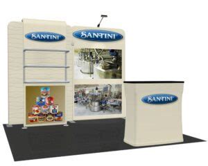 10ft EconoLite Tension Fabric Display Kit 07 Infinity Exhibits