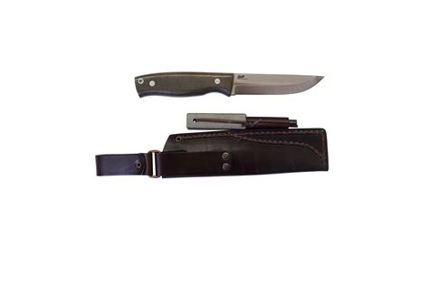 Brisa Trooper Green Micarta Scandi Firesteel Meister Messer Ch