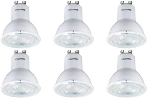 Pack Of 6 X Sylvania 0028434 Refled Es50 Led Light Bulbs Gu10 Par16