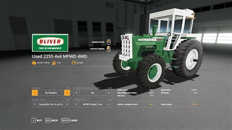 OLIVER 2255 MFWD V1 1 FS19 Mod FS19 Net