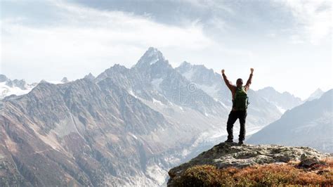 Atemberaubende Aussicht Auf Monte Bianco Berge Mit Touristischem