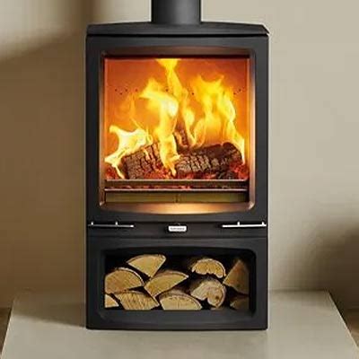 Stovax Vogue Midi T Wood Burning Multi Fuel Stove Fire Secure Fireplace