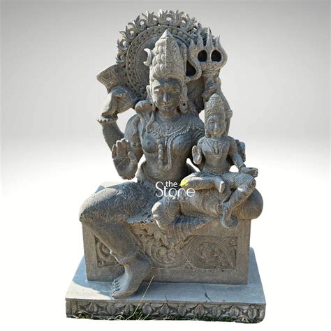 Ardhanarishvara Shiva Shakti Statue 3.5ft - The Stone Studio