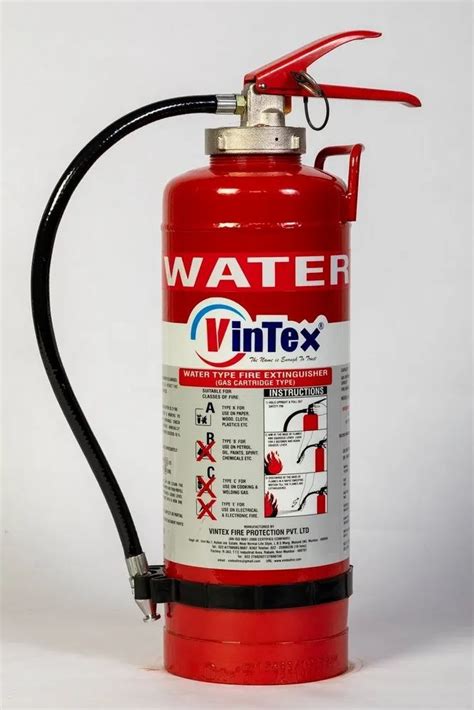 Vintex Water Type Cartridge Operated Fire Extinguisher For Offices