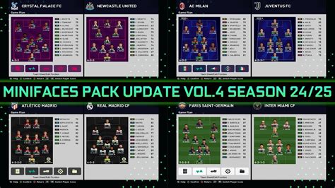 Minifaces Pack Update Vol Season Pes Football Life