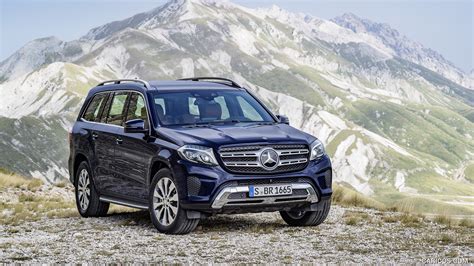 2017 Mercedes Benz Gls 350d 4matic Color Cavansite Blue Front Hd