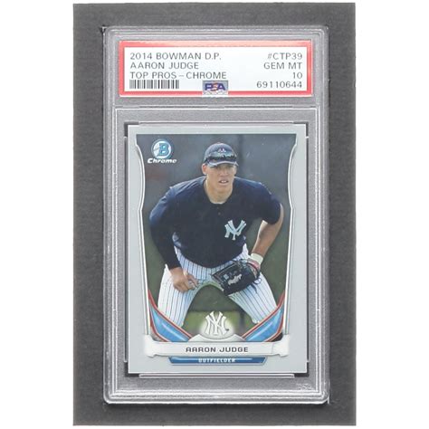 Aaron Judge Bowman Chrome Draft Top Prospects Ctp Psa