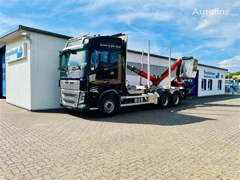 Camion Piattaforma Volvo Fh X Holzwagen Timbertruck Lkw In