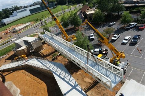 PHOTOS: Pedestrian Bridge Construction