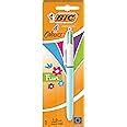 BIC 4 colores Fun Bolígrafo Retráctil punta media 1 0 mm Cartuchos