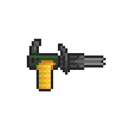 Minecraft Pixel Art Guns