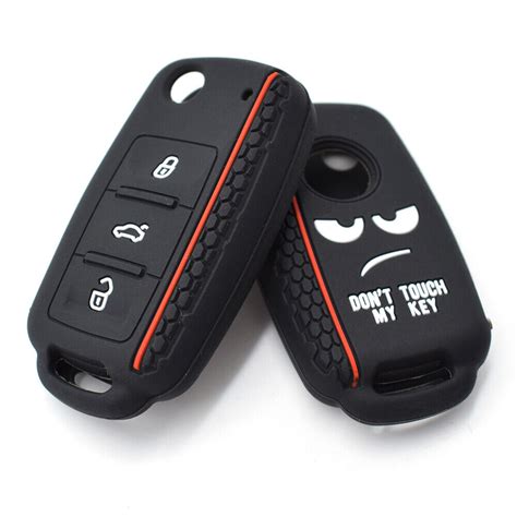 Silicone Car Remote Key Case Cover Fob For Vw Golf Jetta Tiguan Passat