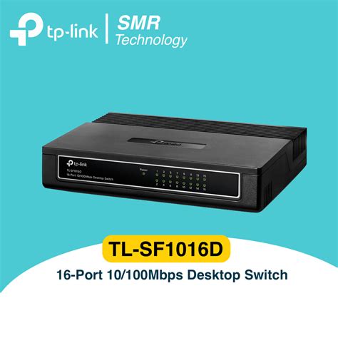 TP Link TL SF1016D 16 Port 10 100Mbps Unmanaged Desktop Switch