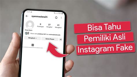 Cara Mengetahui Siapa Pemilik Asli Akun Fake Ig Youtube