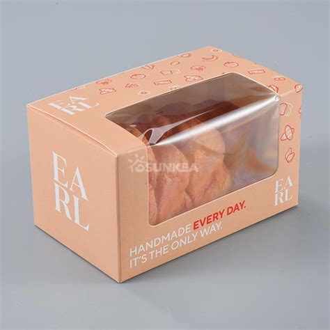 Custom Printed Foldable Paper Cake Box With Window Buy Cake Boxes