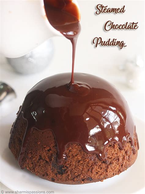 Steamed Chocolate Pudding Recipe Sharmis Passions