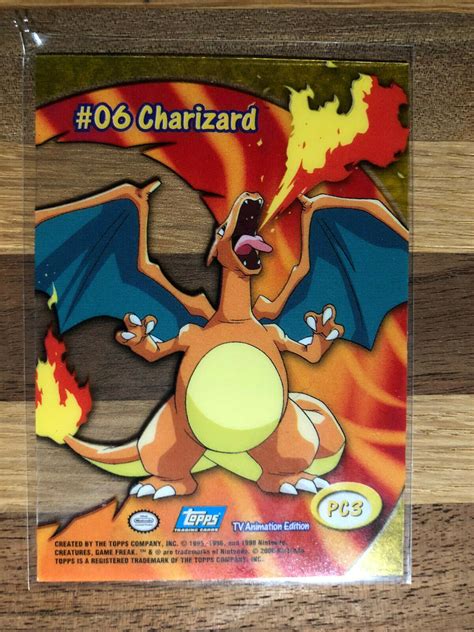 Mavin Charizard PC3 Clear Card Topps TV Animation Series 2 Pokemon