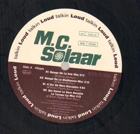 Bouge De La De Mc Solaar Maxi X 1 Chez Recordsale Ref 3113037895