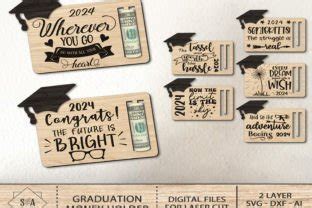 Bundle Graduation Money Holder Graphic By Swallowbirdart