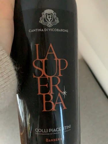 Vicobarone Lasuperba Barbera Vivino Australia