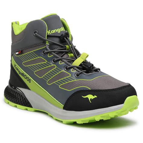 Trekkingschuhe KangaRoos K Scout Rtx 18544 000 2014 Steel Grey Lime