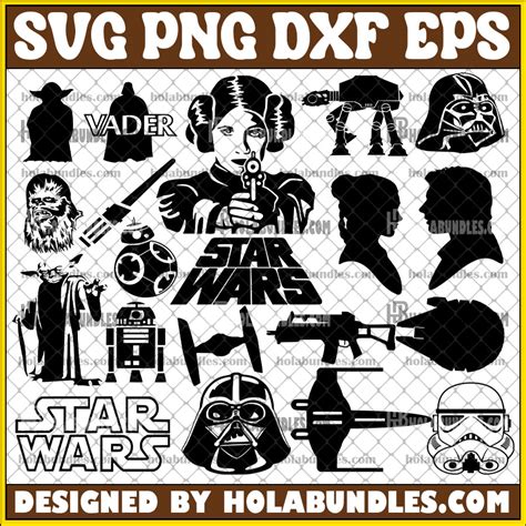 Star Wars Svg Bundle Star Wars Svg Star Wars Png Svg Files For