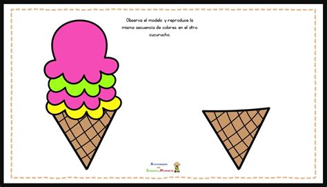 Helados De Colores Para Trabajar La Atenci N Con Los M S Peque Os