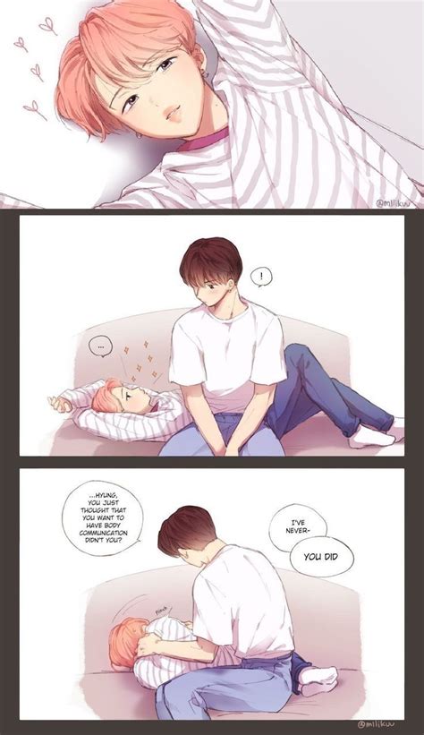 Fanarts Jikook Kookmin Con Imágenes Jikook Bts Dibujo Yoonmin